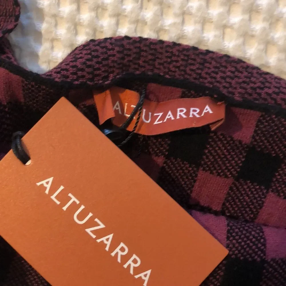 ALTUZARRA Tyler Gingham Crop Bralette - Picture 7 of 12